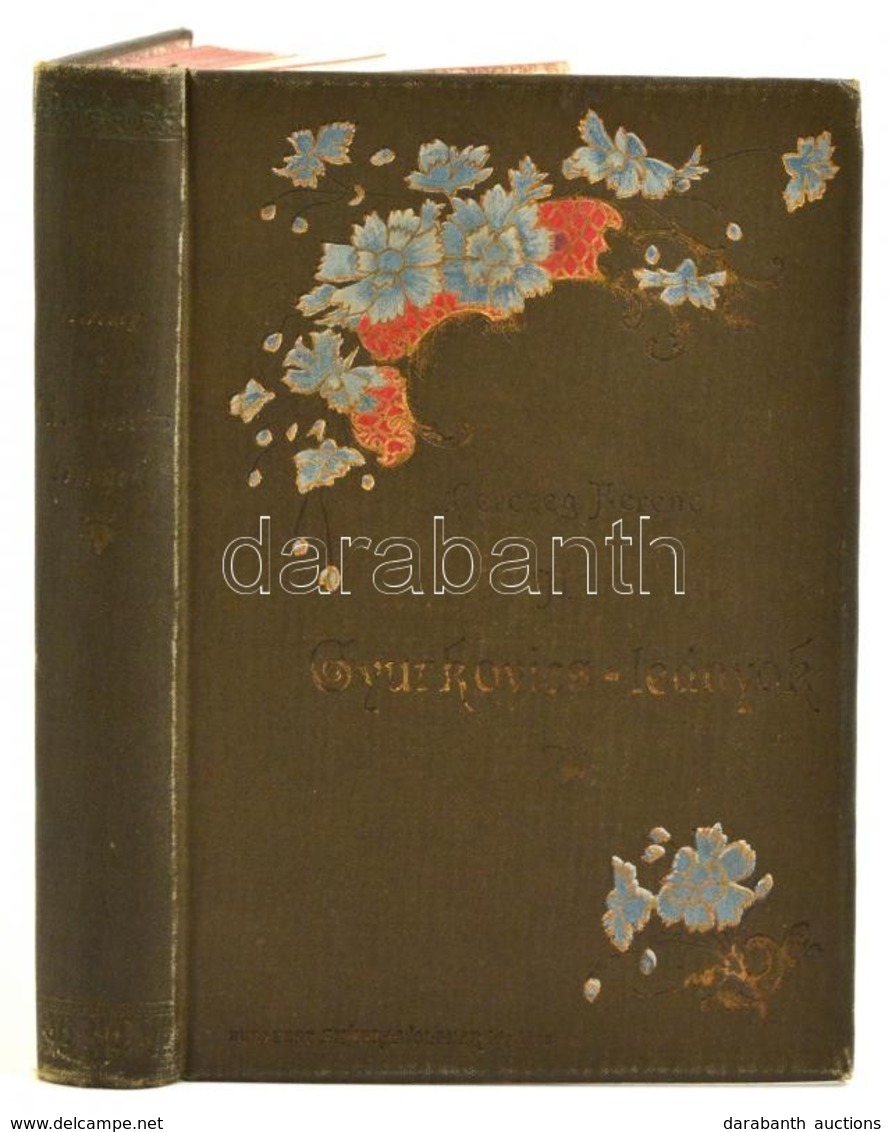Herczeg Ferenc: A Gyurkovits-leányok. Bp.,é.n.,Singer és Wolfner. Kiadói Aranyozott, Festett, Egészvászon-kötés, Kopott  - Non Classificati