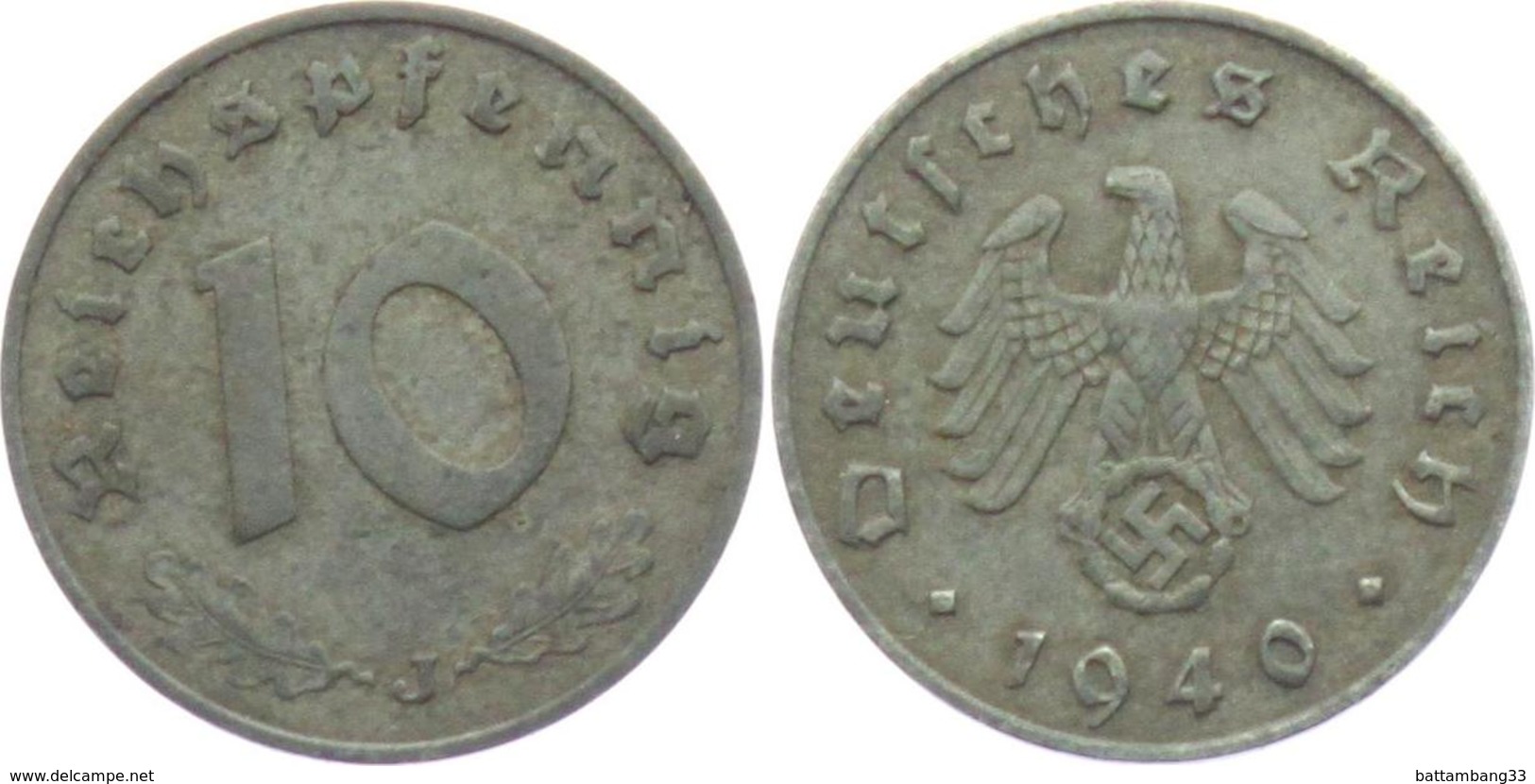 10 REICHPFENNIG - 10 Reichspfennig