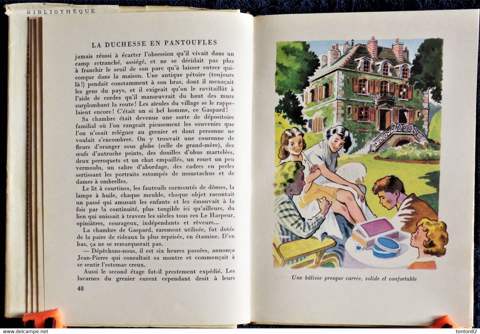 Saint-Marcoux - La Duchesse en pantoufles - Bibliothèque Rouge et Or - ( 1952 ) .