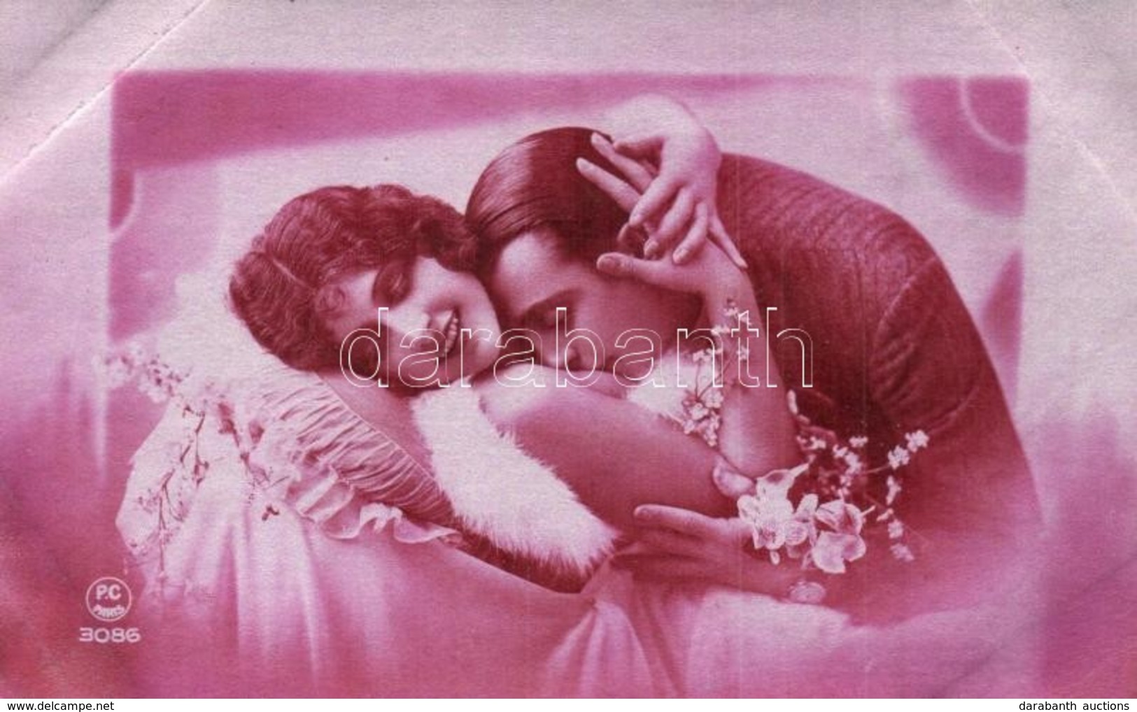 ** 3 Db RÉGI Művészlap; Párok / 3 Pre-1945 Motive Postcards: Romantic Couples - Non Classés