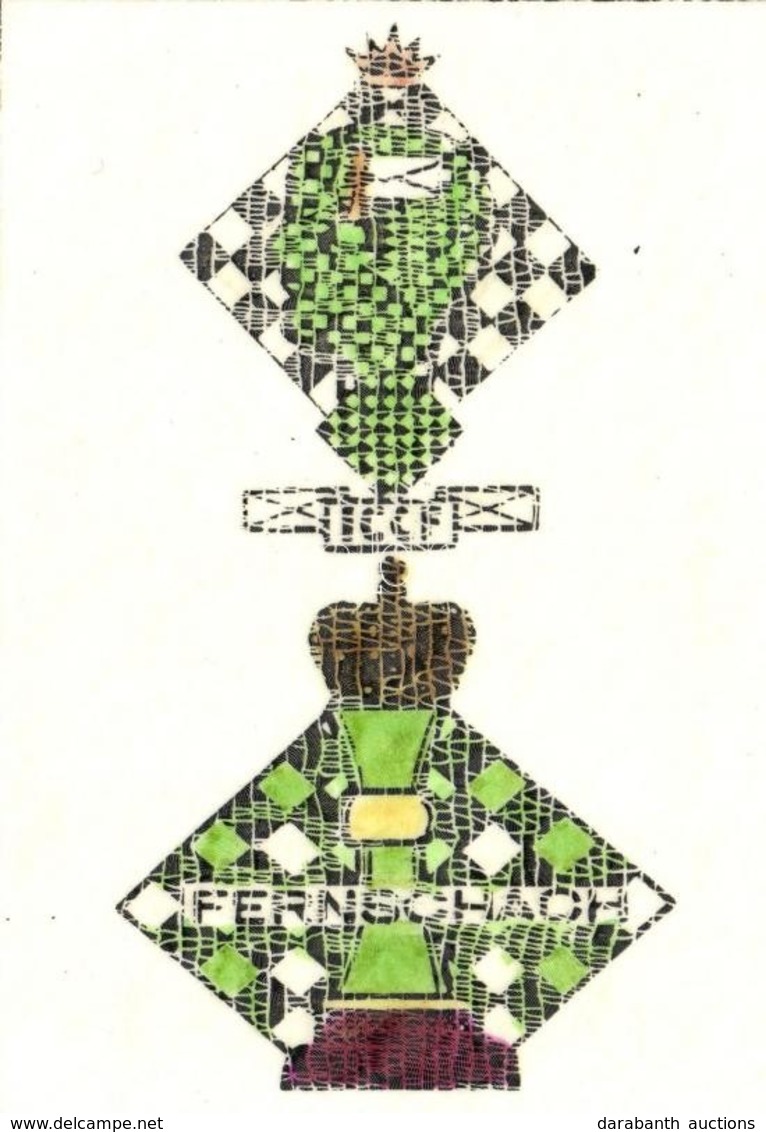 ** * 32 Db Modern Sakk Karikatúra Lap / 32 Modern Chess Caricature Cards - Non Classés