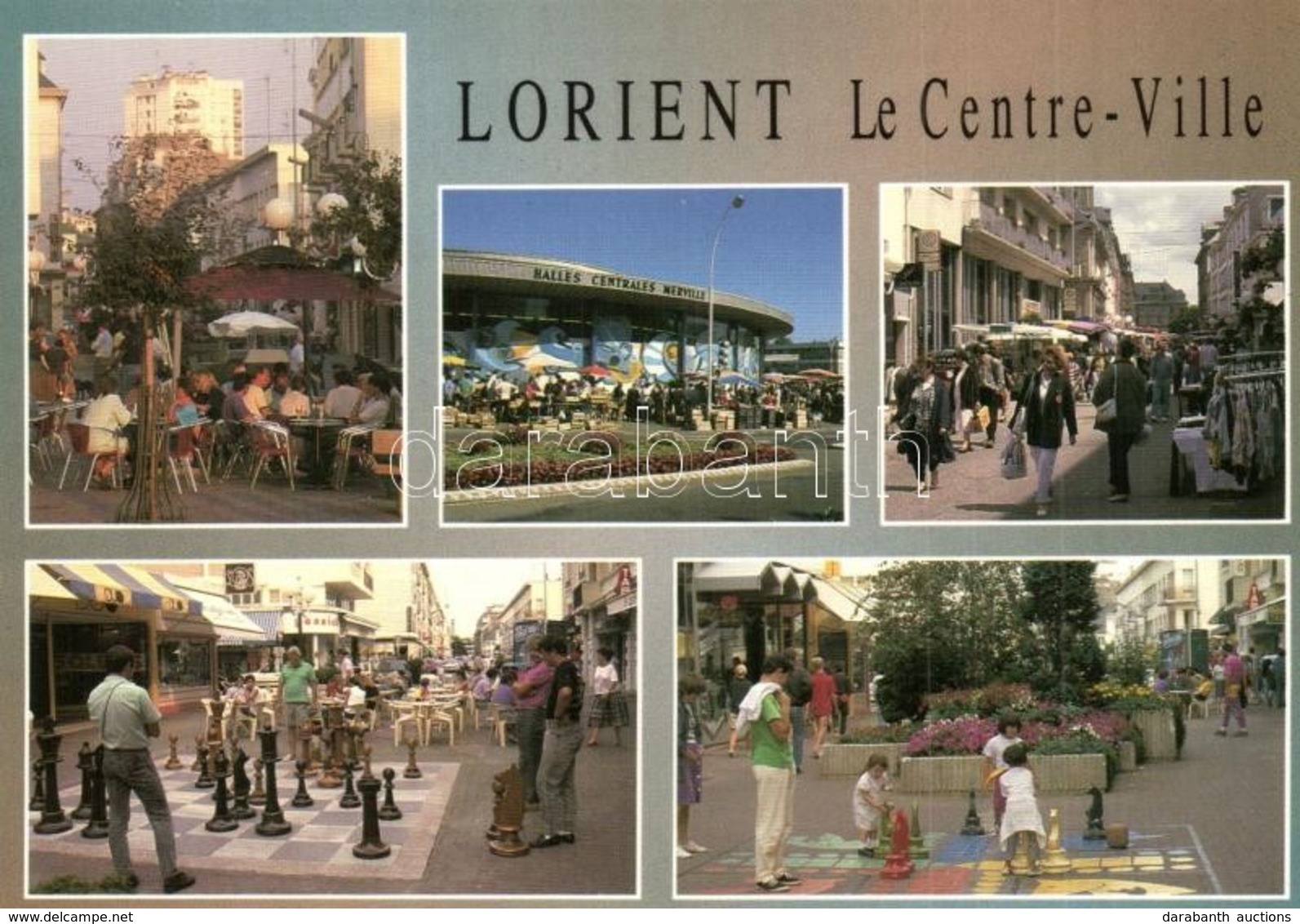 ** 11 Db Modern Külföldi Sakk Tematikájú Városképes Lap / 11 Modern European Town-view Postcards, Chess - Non Classificati