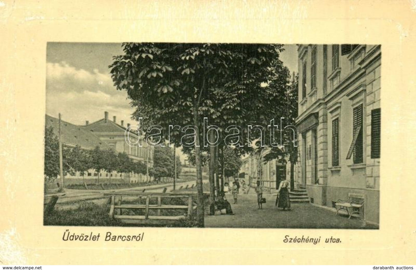 T2/T3 Barcs, Széchenyi Utca, üzlet. W. L. Bp. 5009. Kiadja Schwarcz Adolf (EK) - Non Classificati