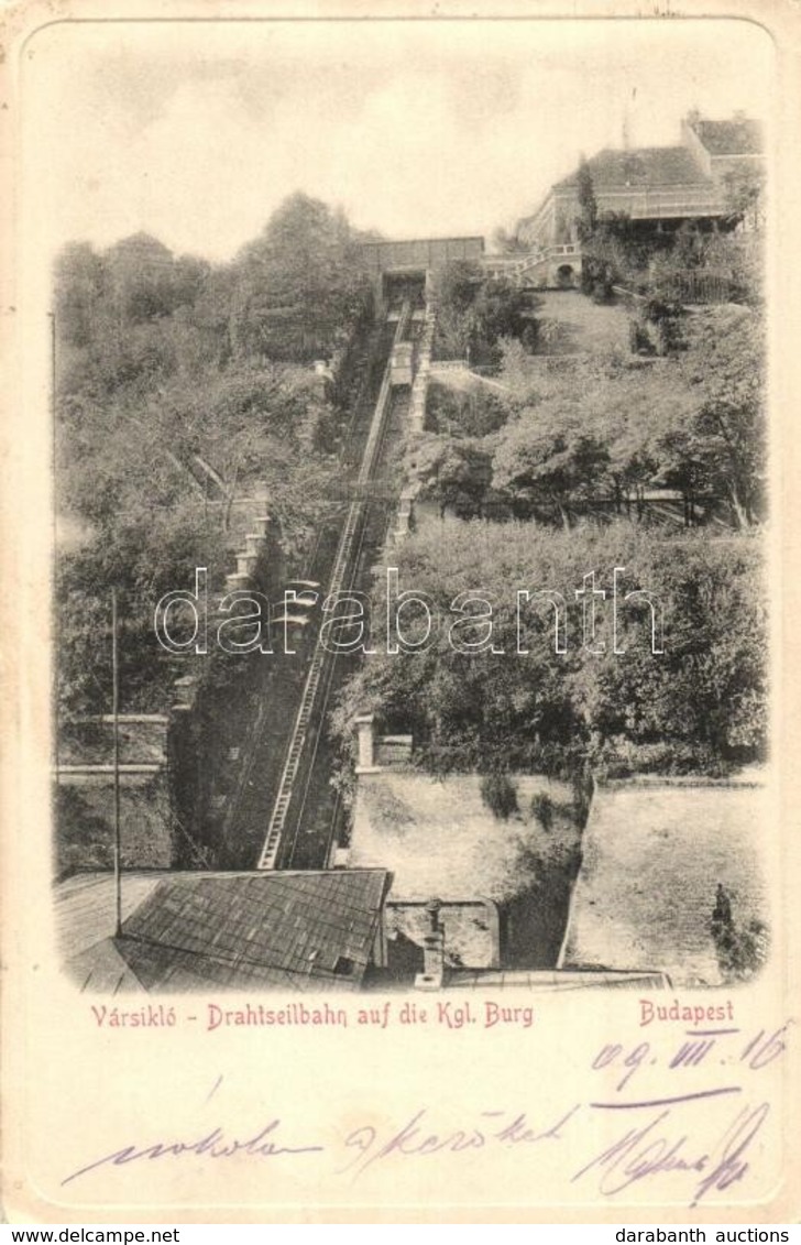 T2/T3 1909 Budapest I. Vársikló / Drahtseilbahn (EK) - Non Classificati