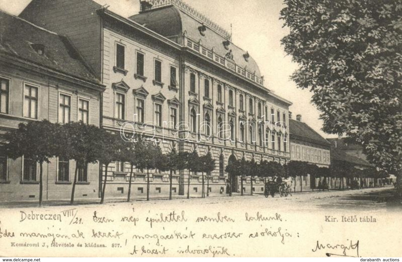 T2 1903 Debrecen, Királyi Ítélőtábla - Non Classificati
