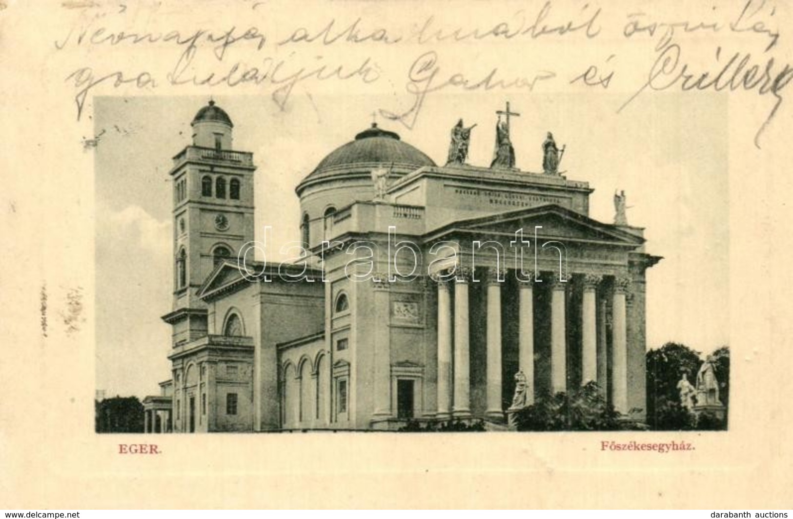 T2/T3 1913 Eger, Főszékesegyház. W.L. Bp. 5512. - Non Classificati