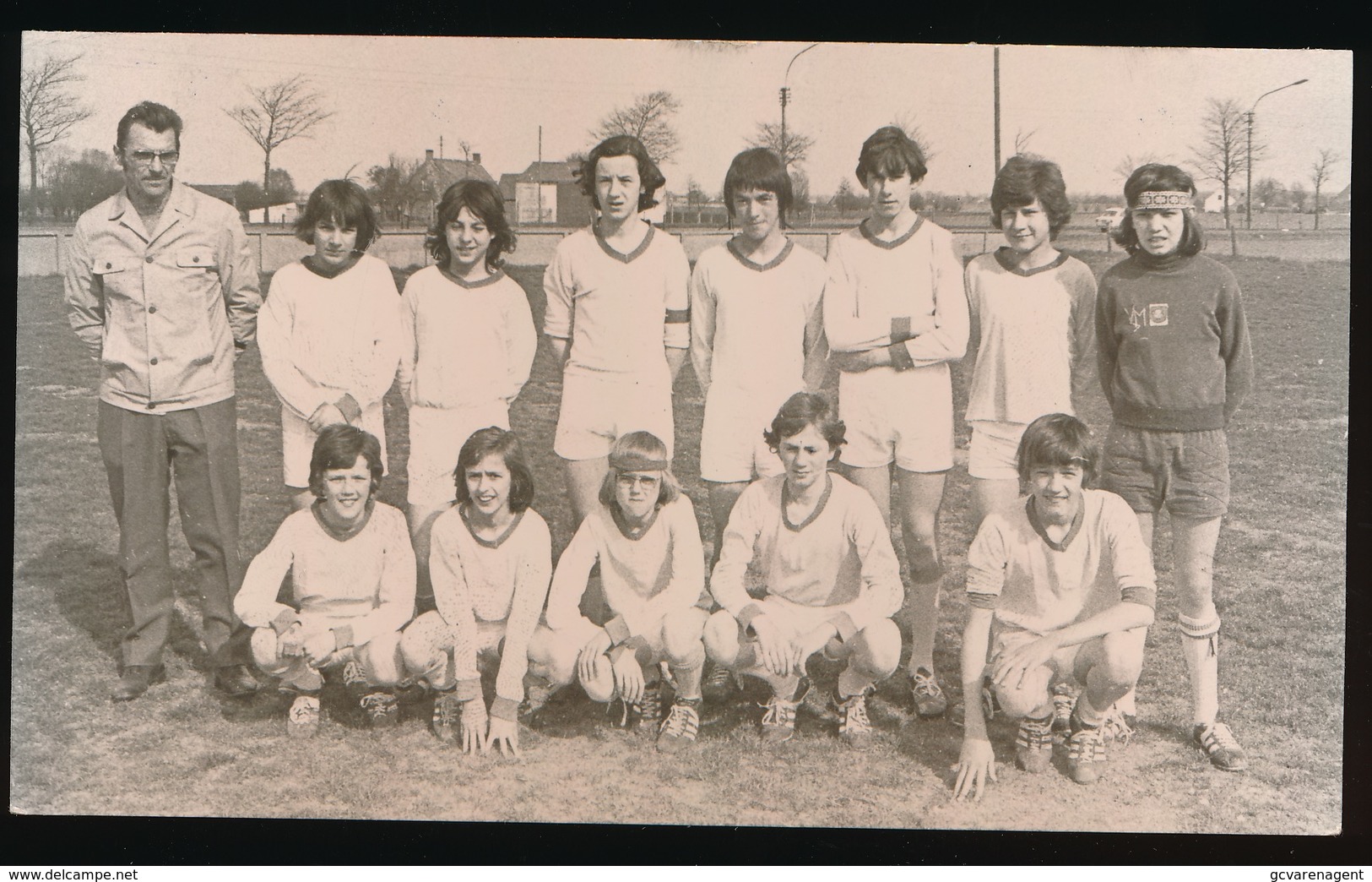 TIELT   FOTO 14 X 9 CM - 1973   VOETBAL  F.C. TIELT KAMPIOEN - Tielt