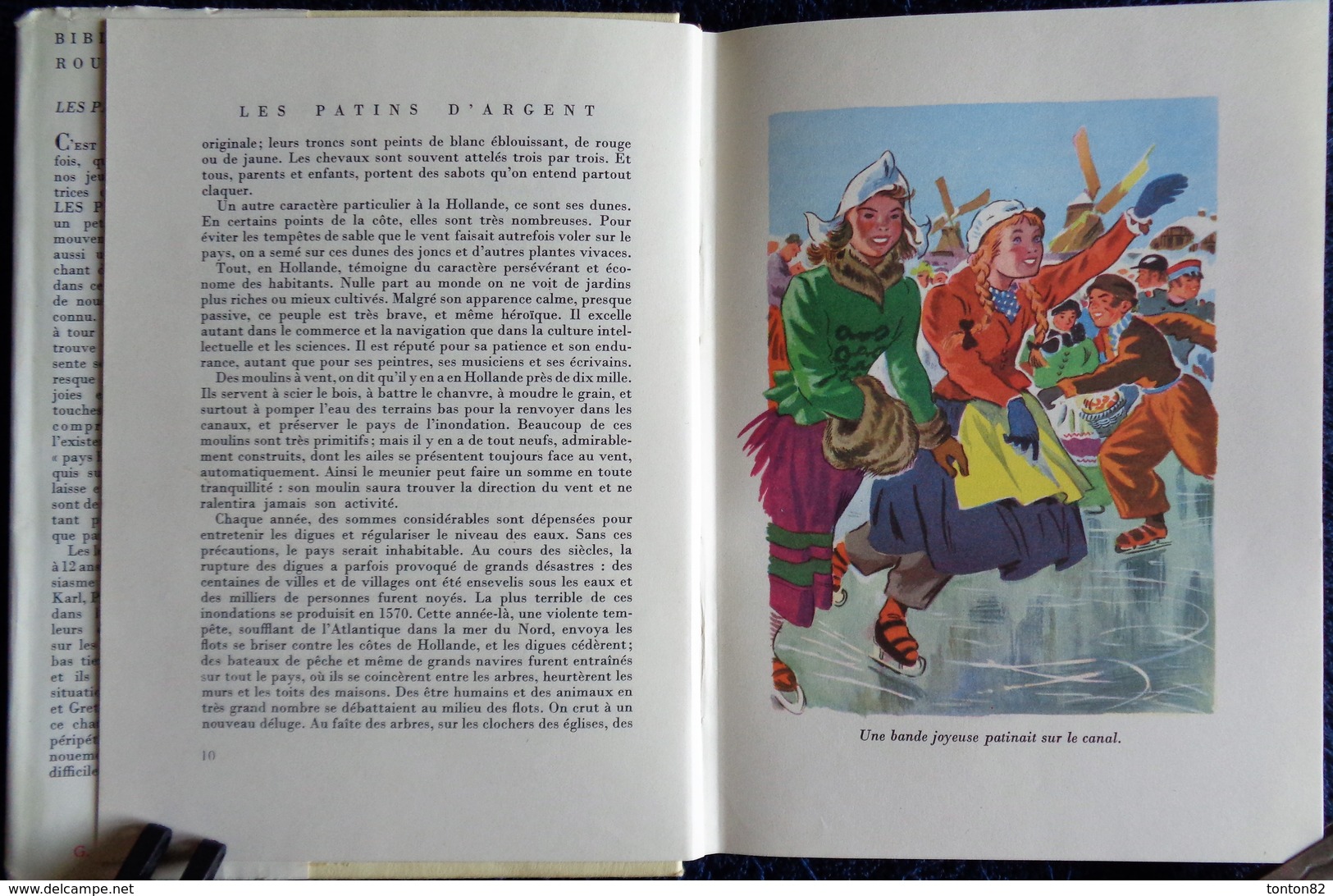 Matie Mapes Dodge - Les Patins D'Argent - Bibliothèque Rouge Et Or N° 500 - ( 1952 ) . - Bibliothèque Rouge Et Or