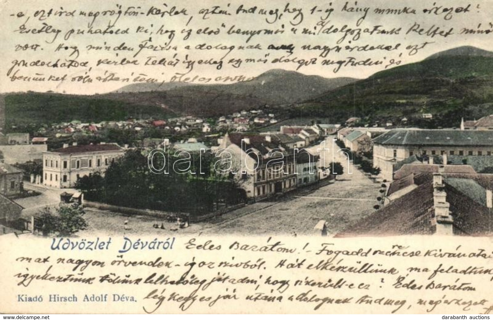 T2 1903 Déva, Fő Utca. Hirsch Adolf Kiadása / Main Street - Non Classés