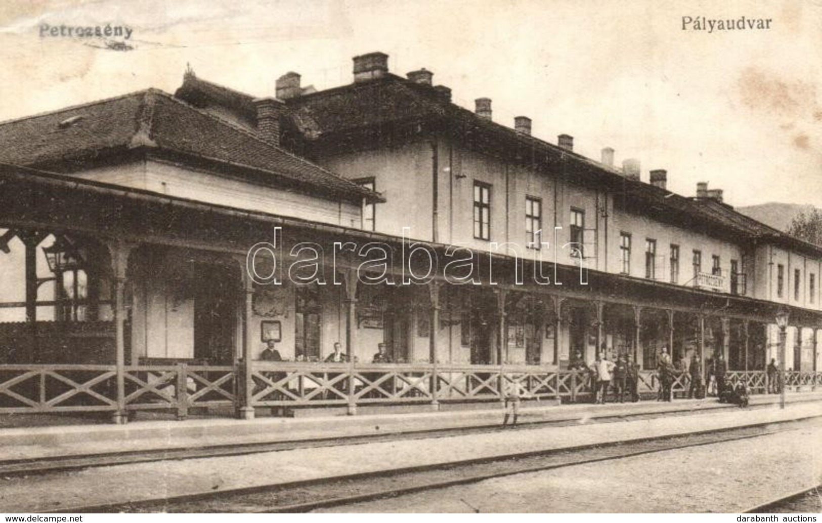 T4 Petrozsény, Petrosani; Pályaudvar, Vasútállomás / Railway Station (r) - Non Classés