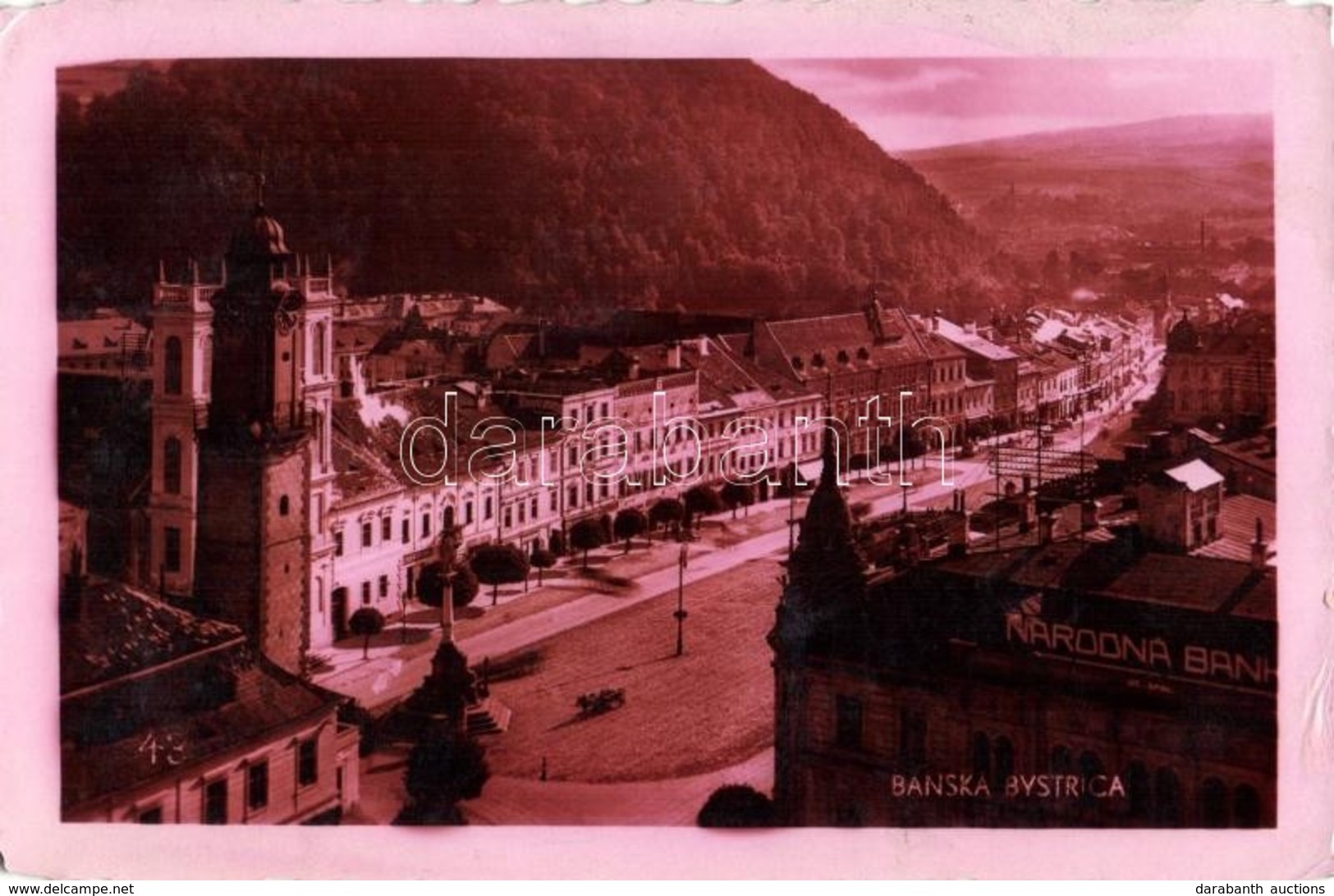 * T2 Besztercebánya, Banska Bystrica; Főtér, Bank / Main Square - Non Classificati