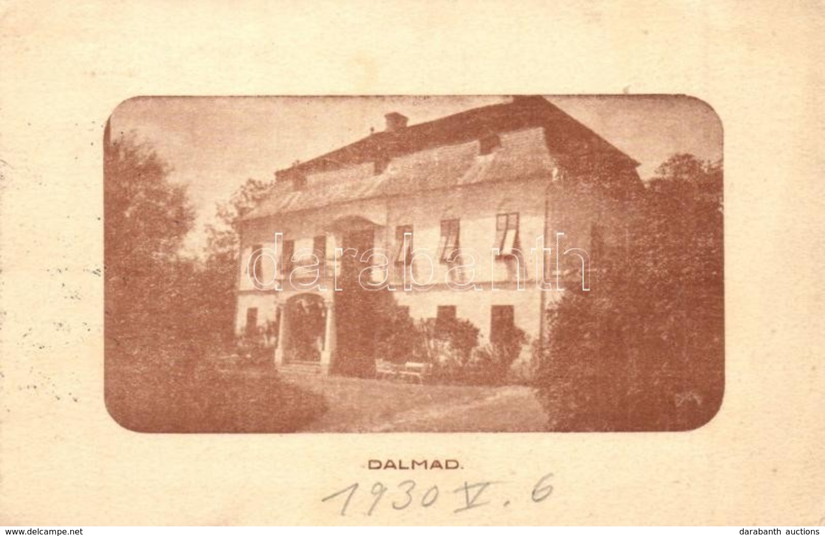 T2/T3 1930 Dalmad, Domadice; Kazy Kastély / Castle (EK) - Non Classificati