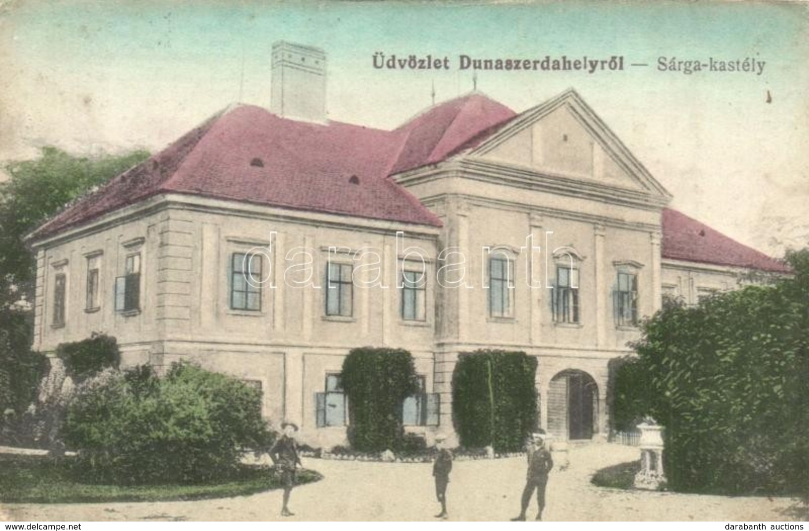 T2/T3 1918 Dunaszerdahely, Dunajská Streda; Sárga Kastély / Castle  (EK) - Non Classés