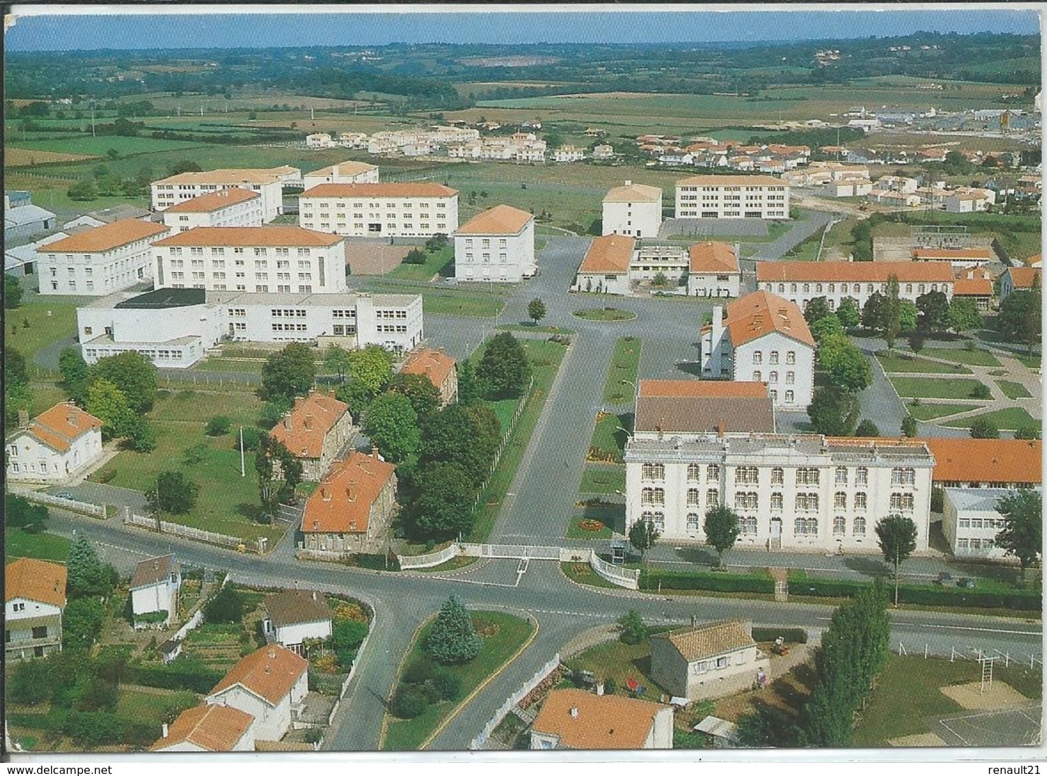 Saint-Maixent L'École-Caserne Coiffé-École Nationale Des Sous-Officiers D'Active-Vue Aérienne (CPM) - Saint Maixent L'Ecole