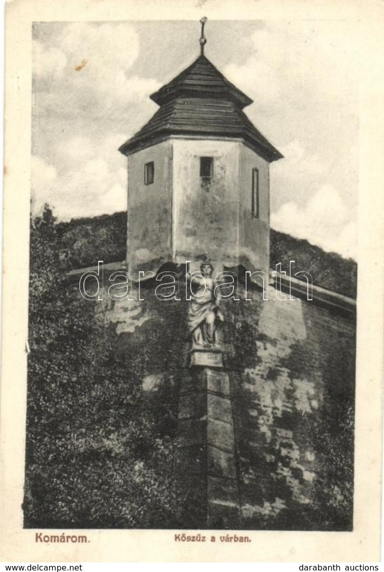 T2 Komárom, Kőszűz A Várban; Kiadja Spitzer Sándor / Statue On The Castle - Non Classificati