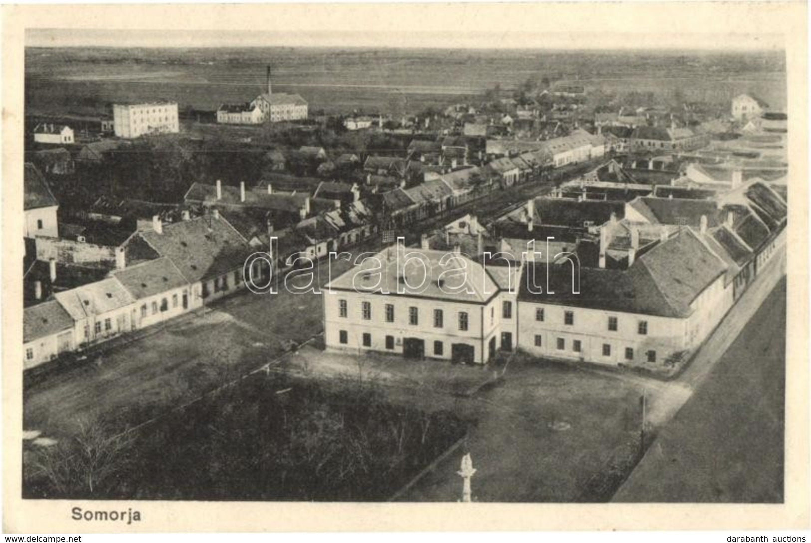 * T2/T3 Somorja, Somorin, Samoryn; Látkép, Kranzinger N. Kiadása / General View (EK) - Ohne Zuordnung