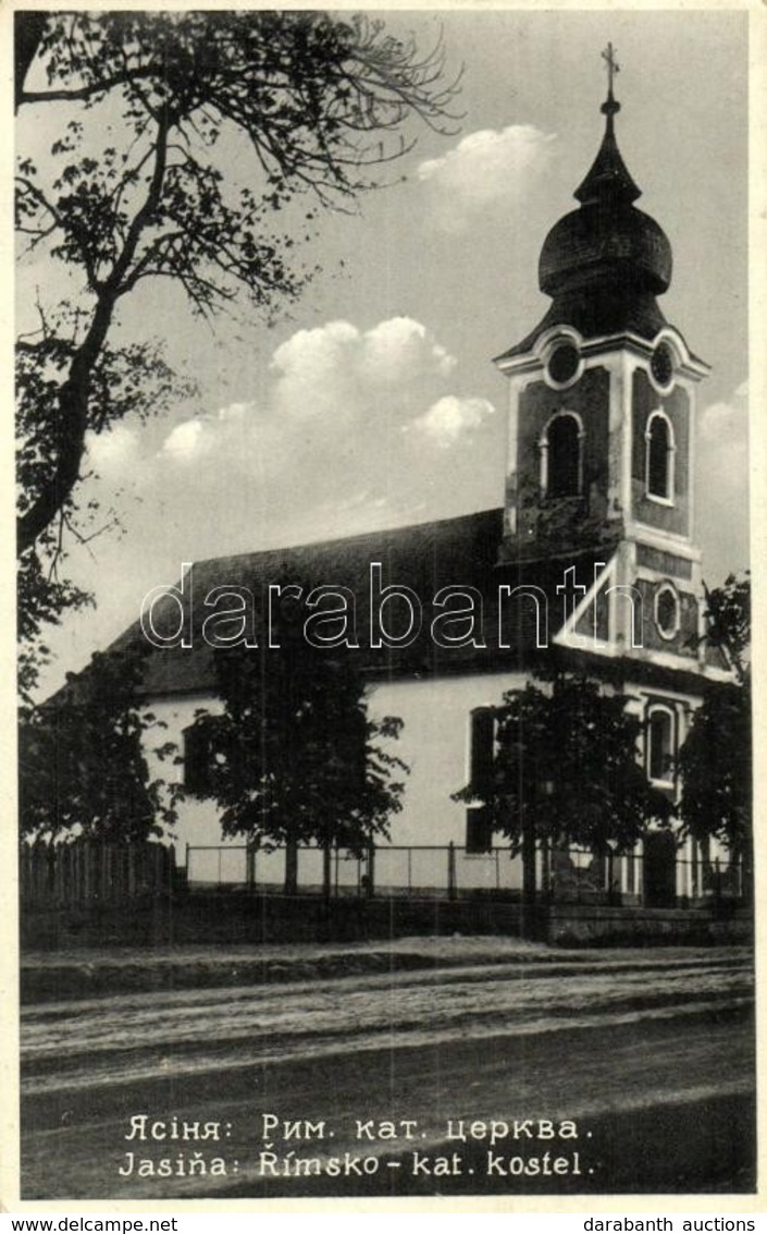 T2/T3 Kőrösmező, Jaszinya, Jasina, Yasinia; Rímsko-kat. Kostel / Római Katolikus Templom / Catholic Church (EK) - Non Classés