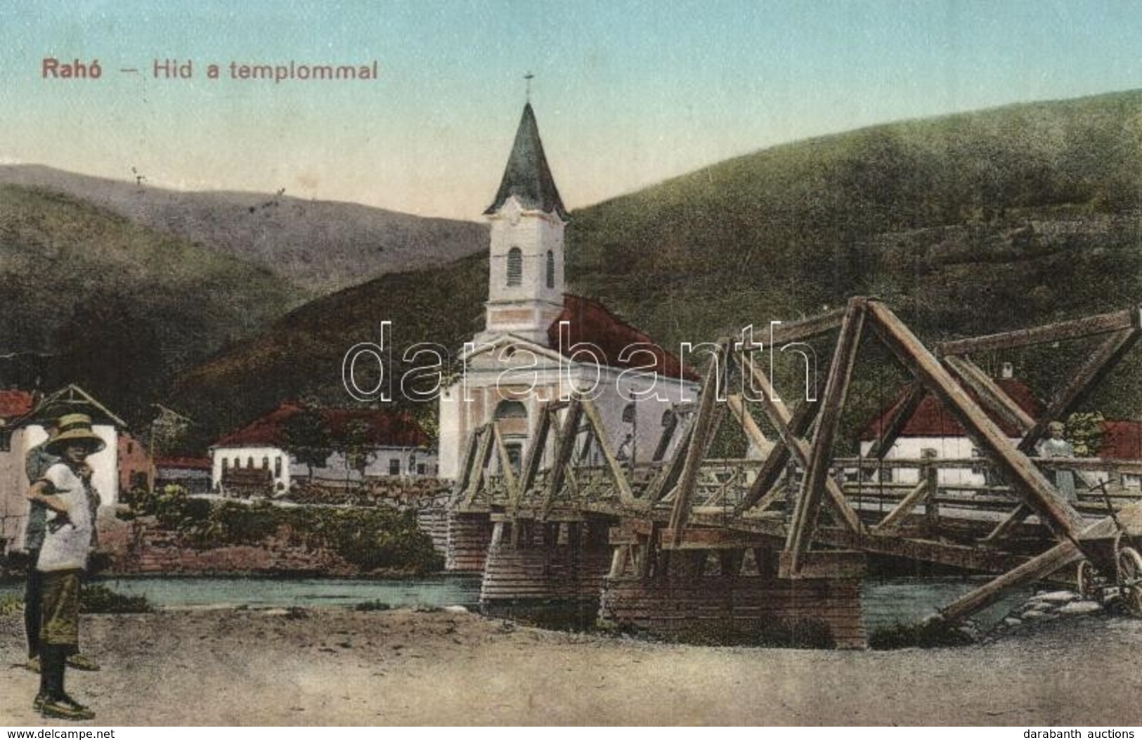 T2 Rahó, Rakhiv; Híd, Római Katolikus Templom / Bridge, Catholic Church - Non Classificati