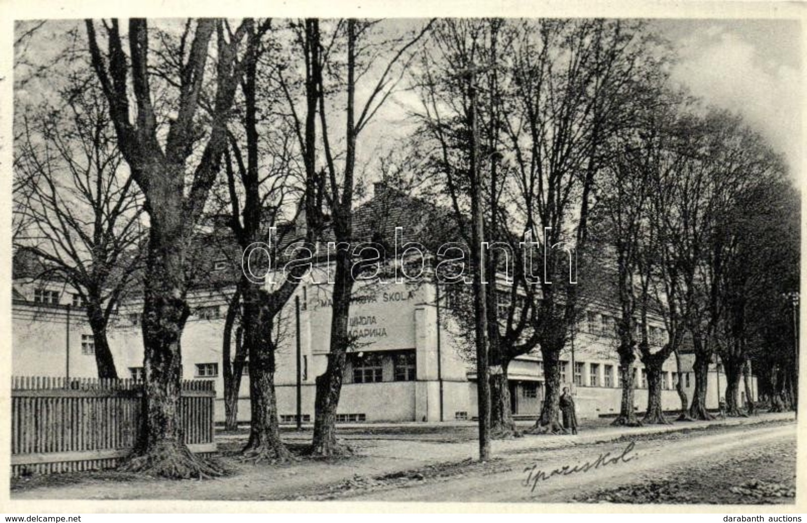 T2 Szolyva, Svalova, Svaliava, Szvaljava; Masaryk Iskola / Masarykova Skola / School - Non Classés