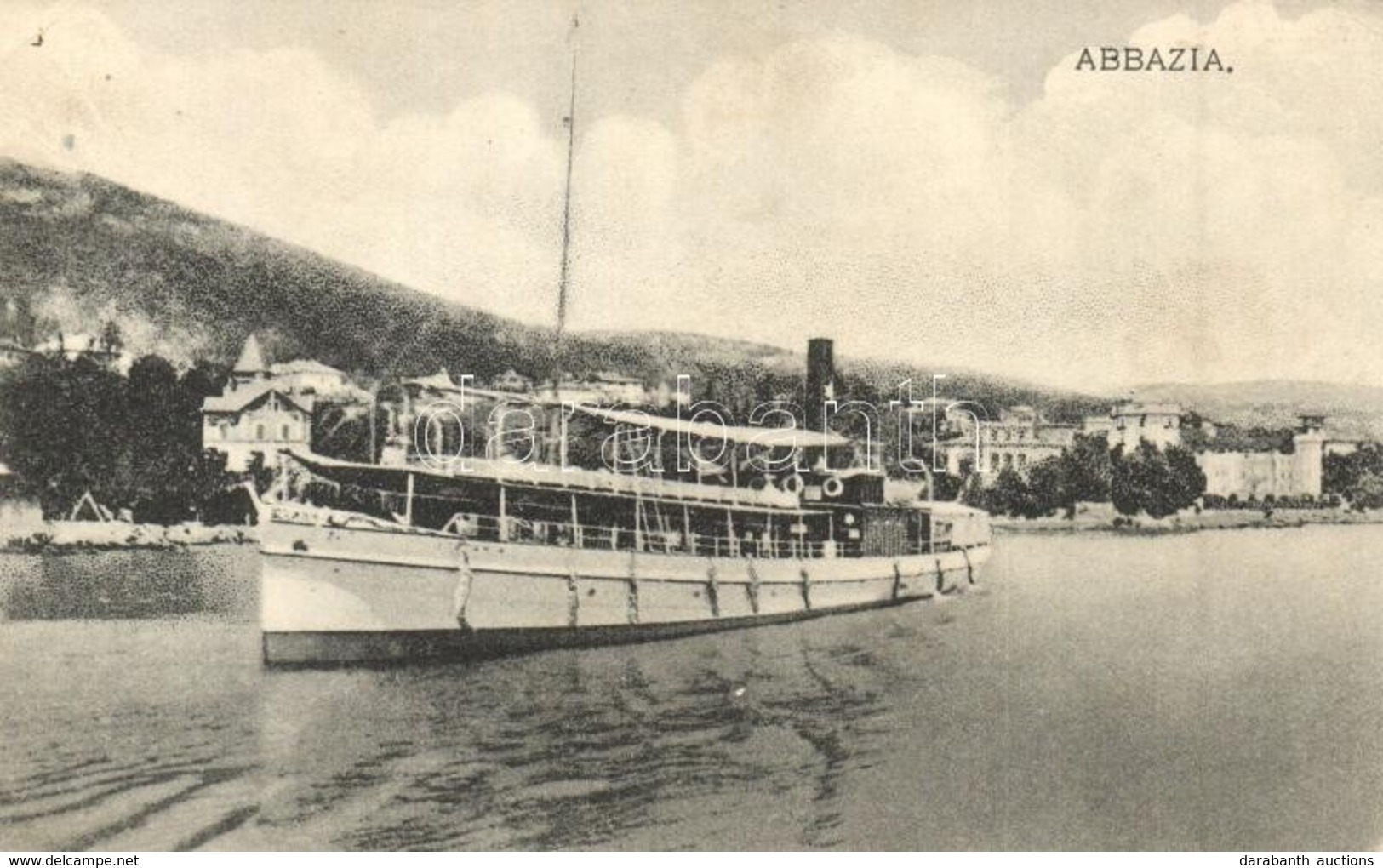 * T3 Abbazia, Salondampfer / Tegneri Személyszállító Gőzhajó / Sea Passenger Steamship (Rb) - Non Classés
