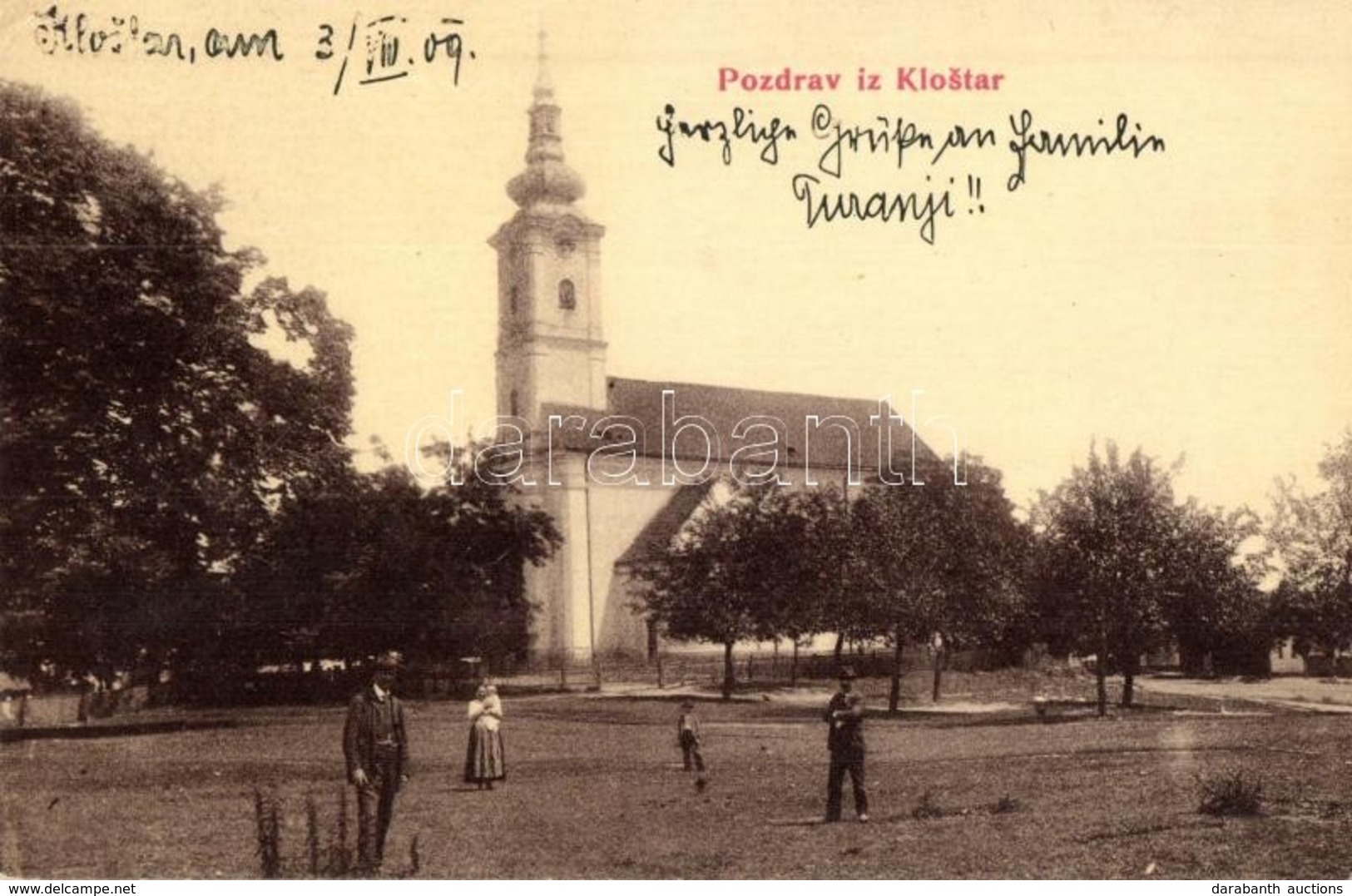 T2/T3 Gorbonok, Klostar Podravski; Templom. W. L. 151. / Church (EK) - Non Classés