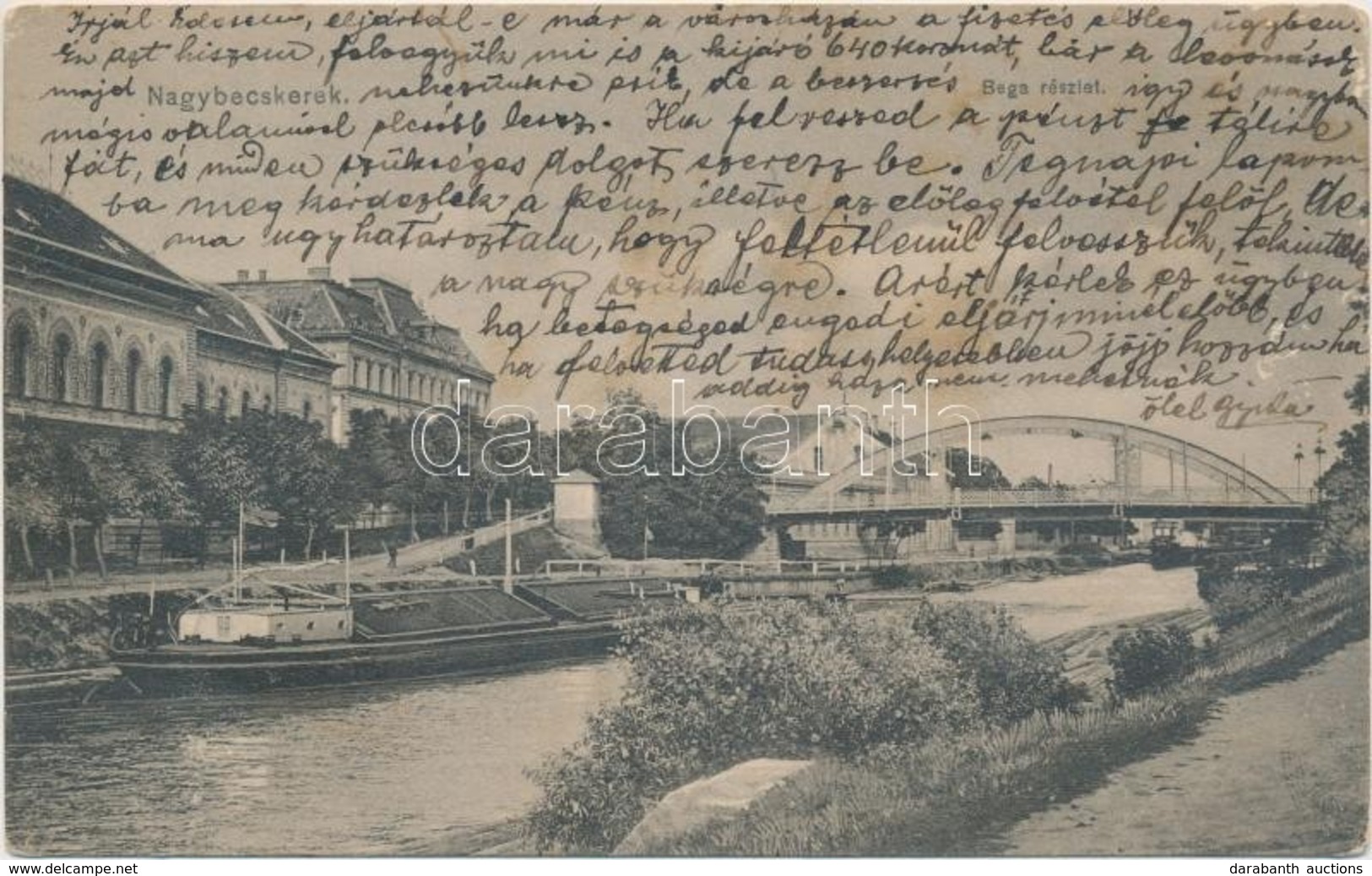 T2/T3 Nagybecskerek, Bega / River, Bridge (EK) - Non Classés