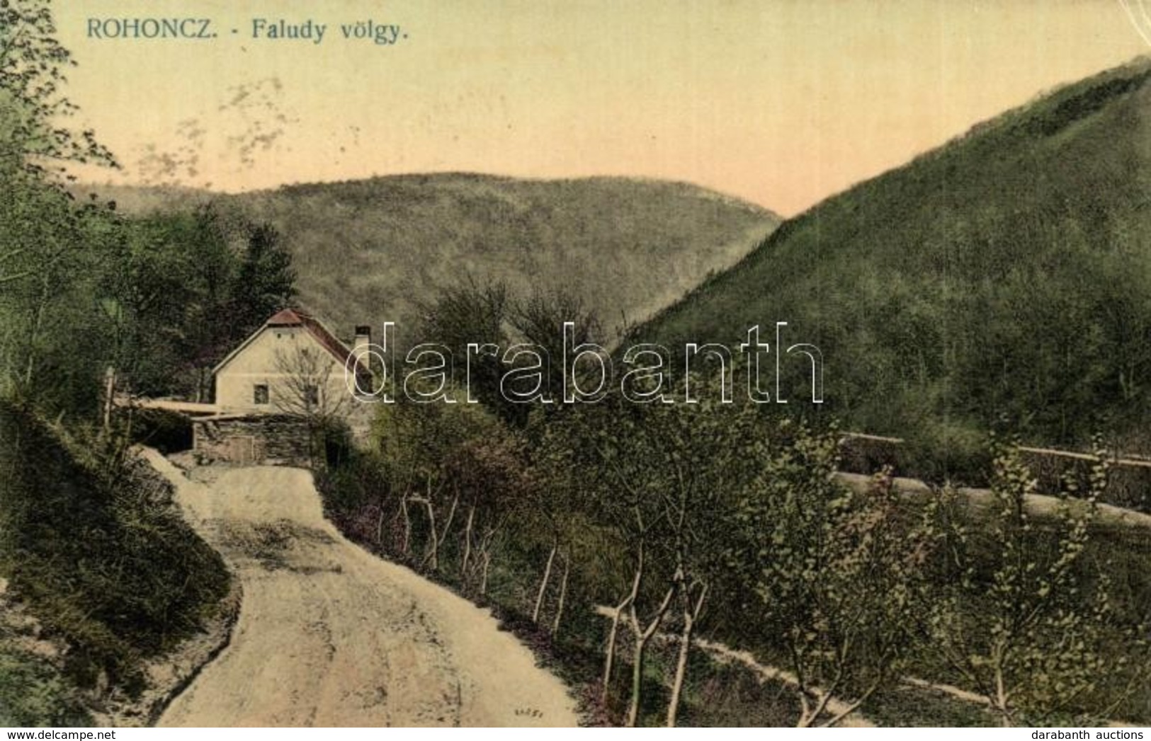 T2 1916 Rohonc, Rechnitz, Rohunac; Faludy Völgy / Thal / Valley - Non Classés