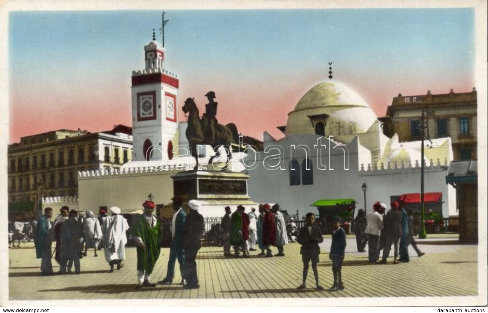 ** T2 Algiers, Alger; Mosque Of Sidi-Abderrahman, Statue Of The Duke Of Orleans - Unclassified