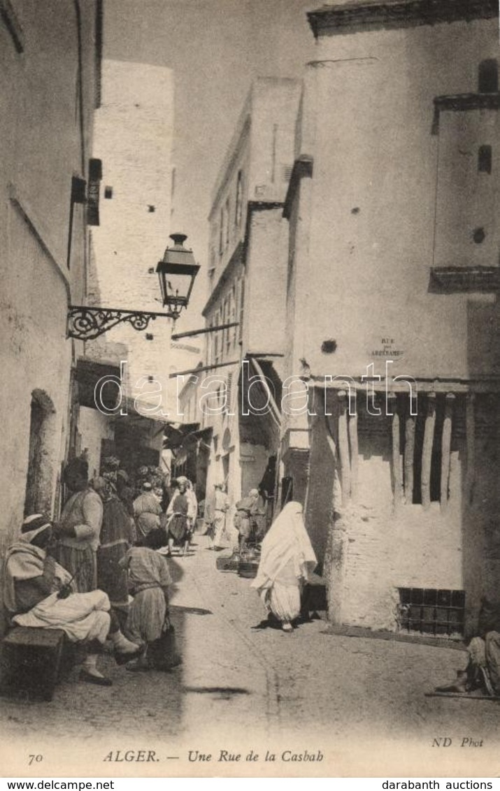 ** T2 Algiers, Alger; Une Rue De La Casbah / Street (fl) - Non Classificati