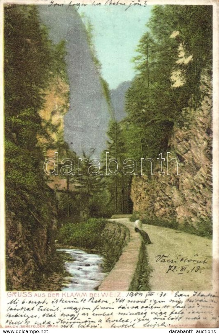 T3 1904 Klamm Bei Weiz, Weizklamm; Druck Senefelder (fa) - Non Classificati