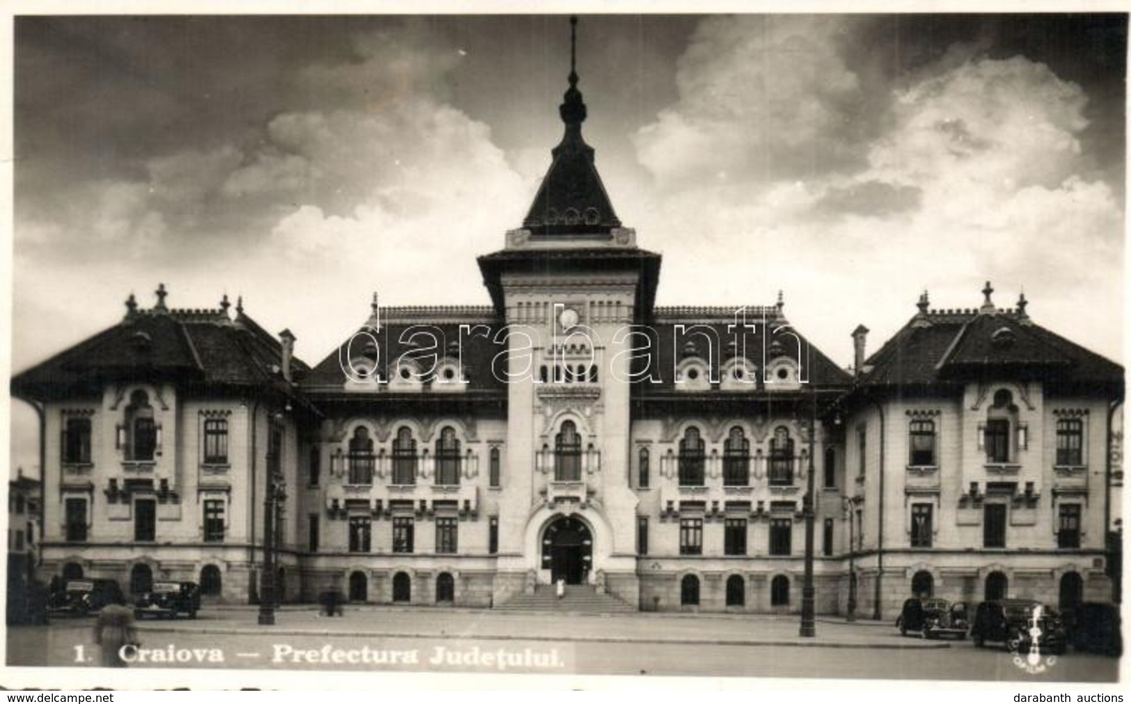 * T2 Craiova, Prefectura Judetului /  Dolj County Prefecture, Administrative Palace, Automobiles - Ohne Zuordnung