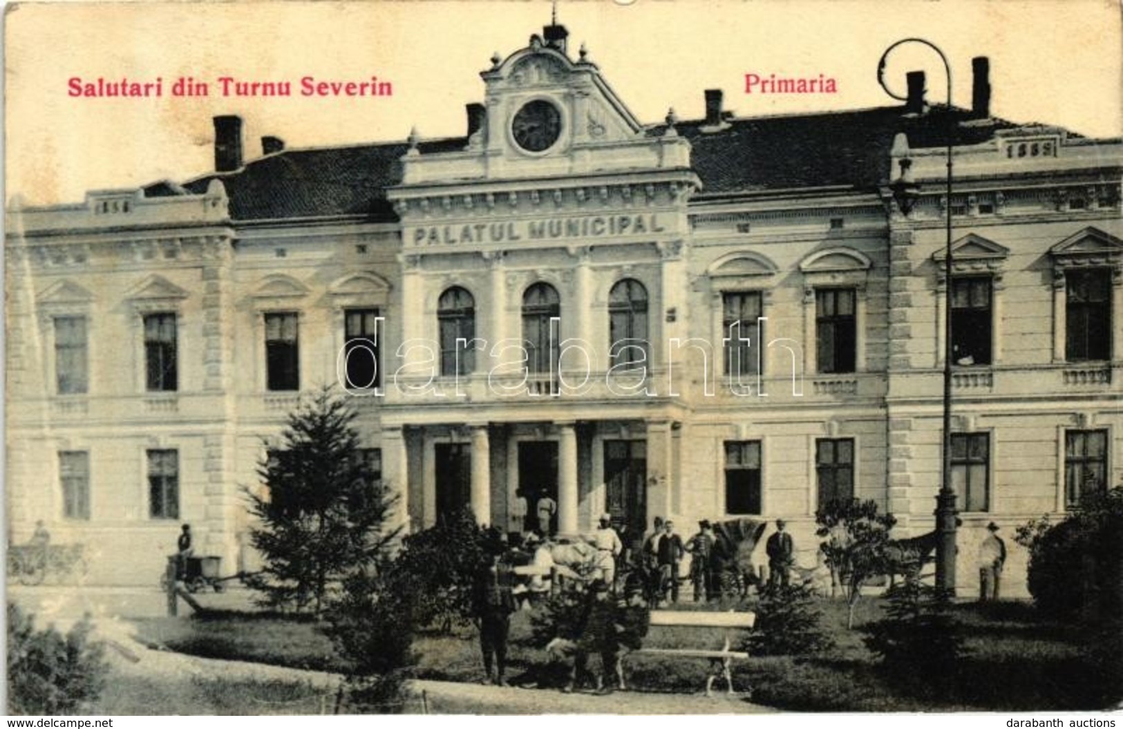 T2/T3 Turnu Severin, Szörényvár; Primaria, Palatul Municipal; Editura Librariei Maurice Loewenstein / Town Hall - Non Classificati