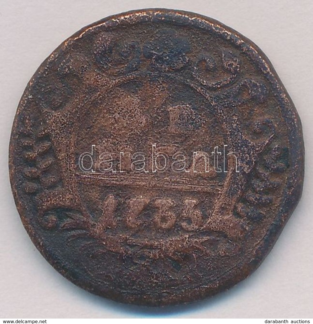 Orosz Birodalom 1735. Denga (1/2k) Cu T:2-,3 Patina
Russian Empire 1735. Denga (1/2 Kopek) Cu C:VF,F Patina
Krause KM#18 - Non Classificati