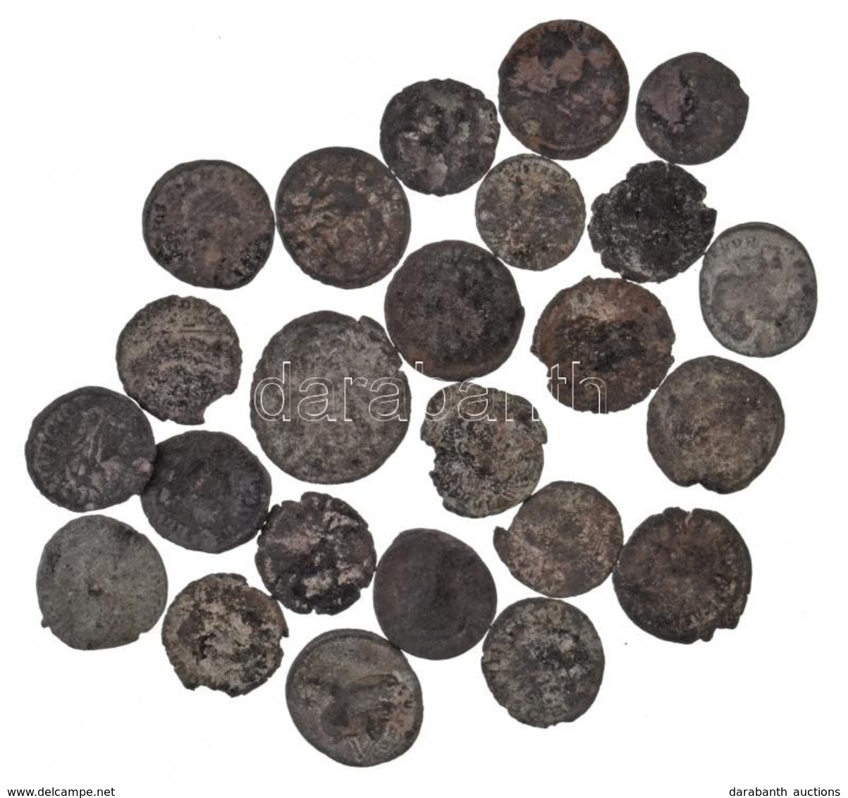 3db-os Tisztítatlan Római Rézpénz Tétel A Kr. U. III. Századból T:3
3pcs Of Uncleaned Roman Copper Coins From The 3rd Ce - Non Classés