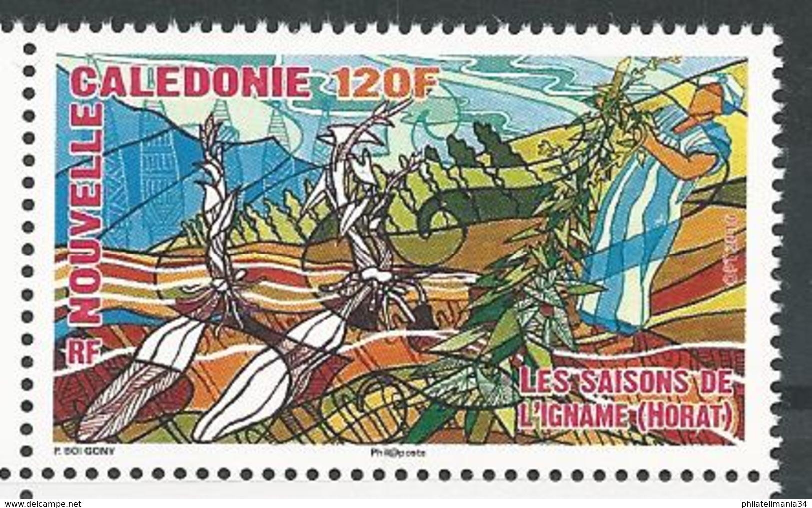 Nouvelle-Calédonie 2016 - La Saison De L'igname Horat - Unused Stamps