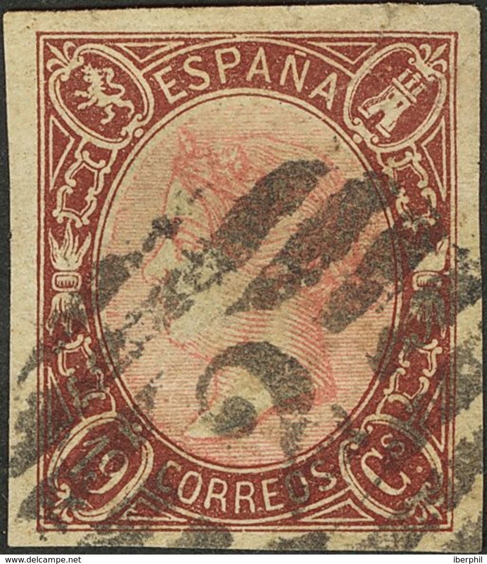 º71. 1865. 19 Cuartos Castaño Y Rosa. MAGNIFICO. Cert. CEM. - Autres & Non Classés