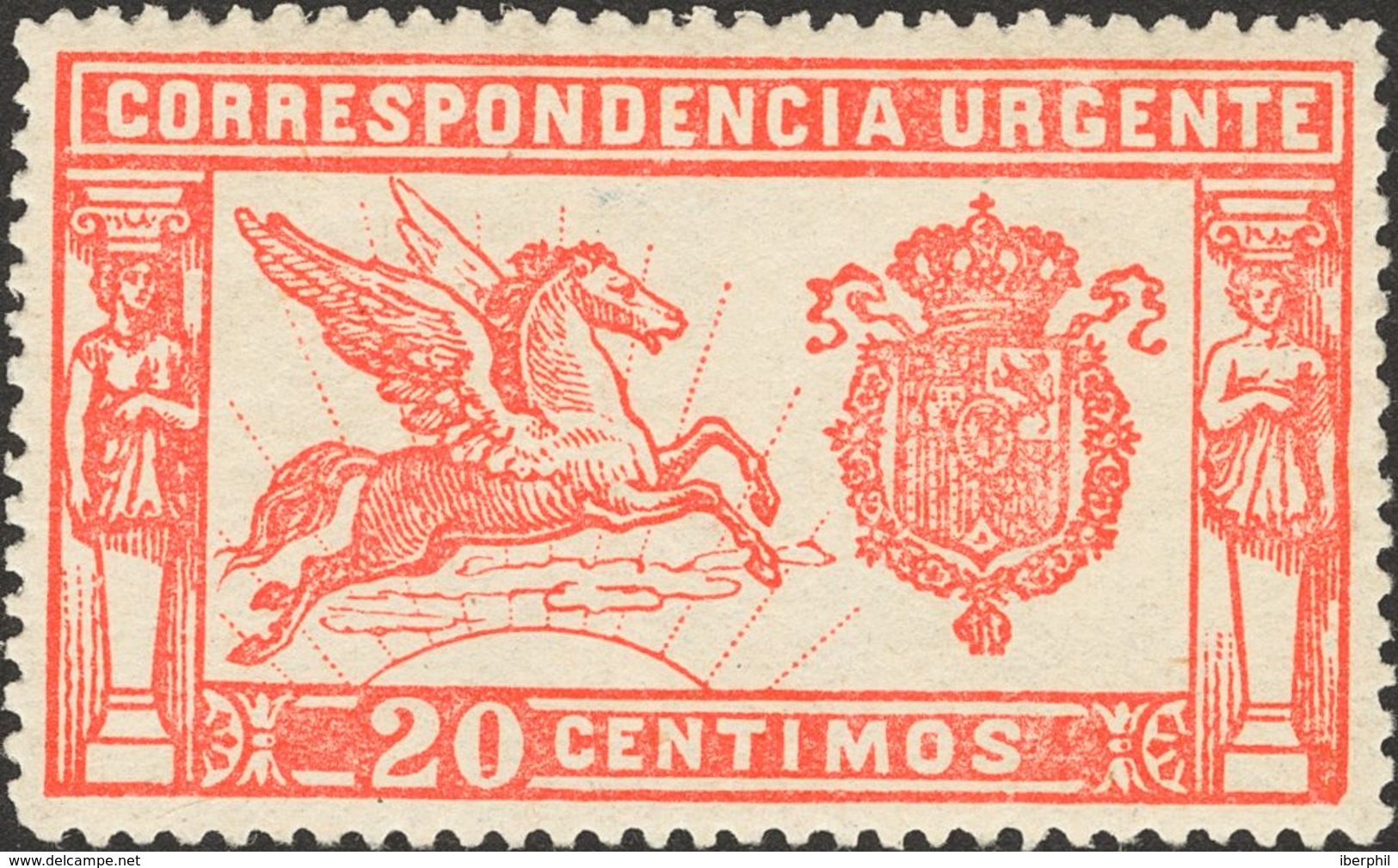 **256. 1905. 20 Cts Rosa Rojo (goma No Original). Excelente Centraje. MAGNIFICO. Edifil 2019: 120 Euros - Autres & Non Classés