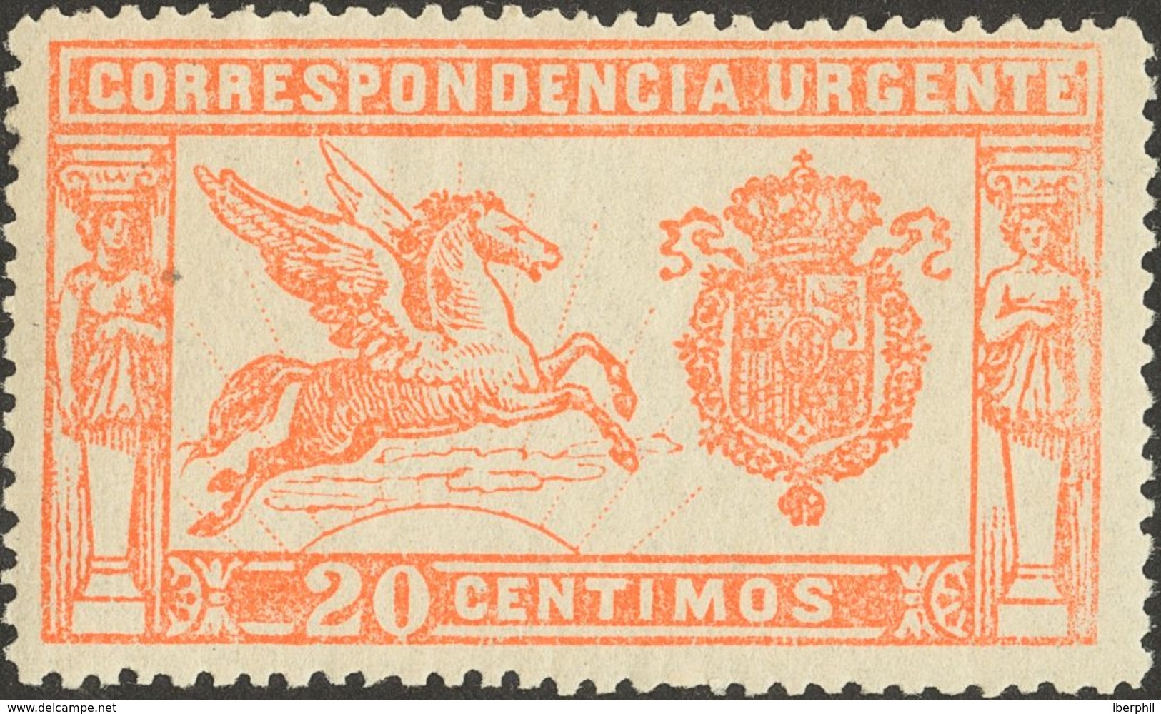 *256. 1905. 25 Cts Rojo Naranja. MAGNIFICO. Edifil 2019: 50 Euros - Autres & Non Classés