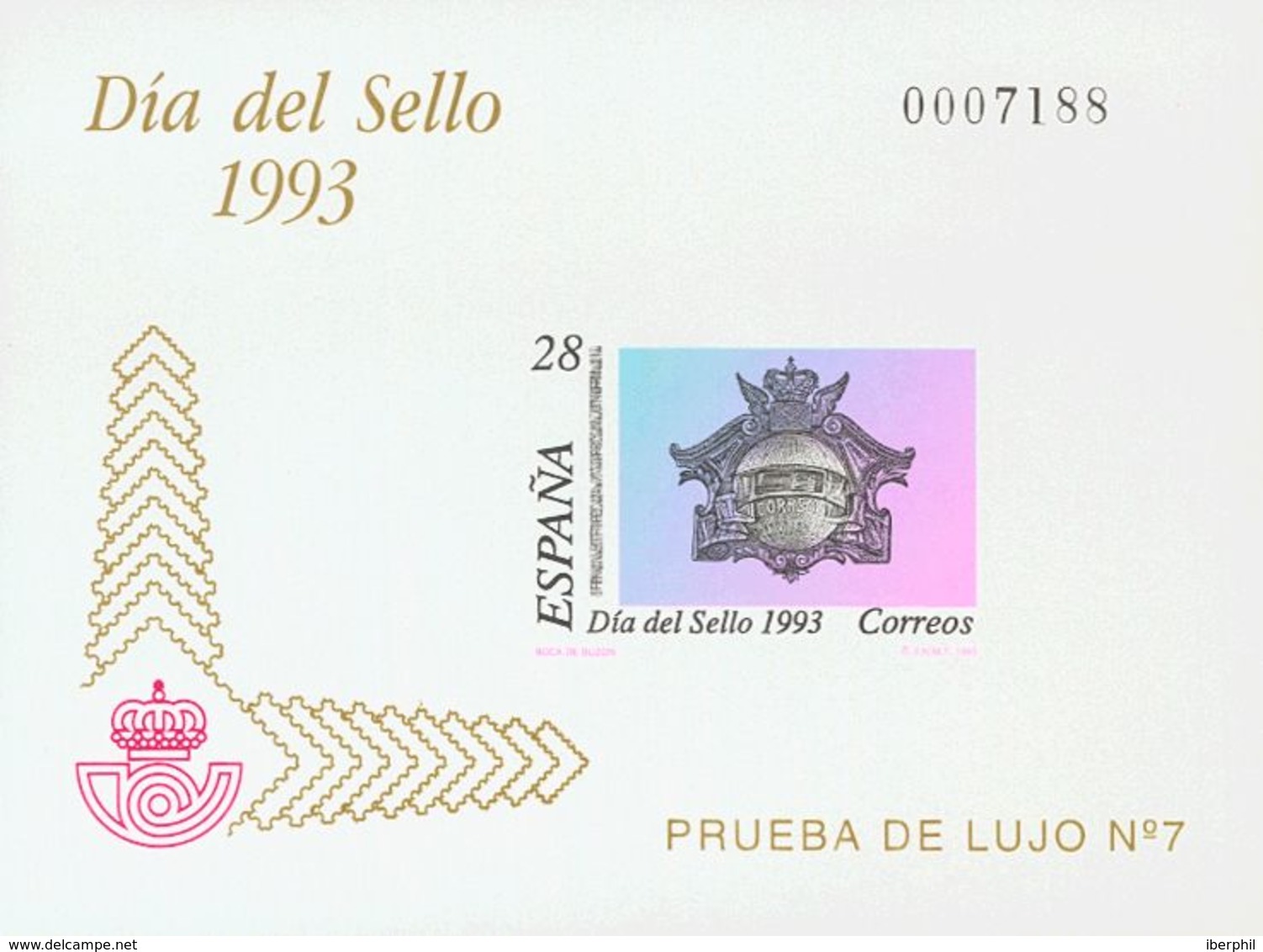 **28P. 1993. Prueba De Lujo. DIA DEL SELLO 1993. MAGNIFICA. Edifil 2019: 18 Euros - Sonstige & Ohne Zuordnung