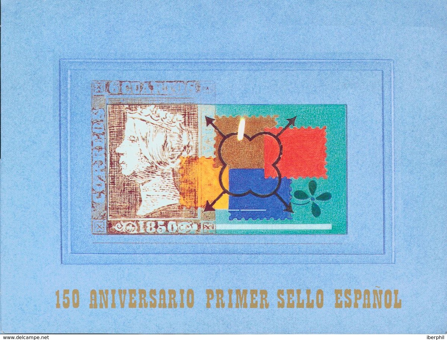 **3711AC. 2000. Carnet Del 150º ANIVERSARIO DEL PRIMER SELLO ESPAÑOL. MAGNIFICO. - Andere & Zonder Classificatie