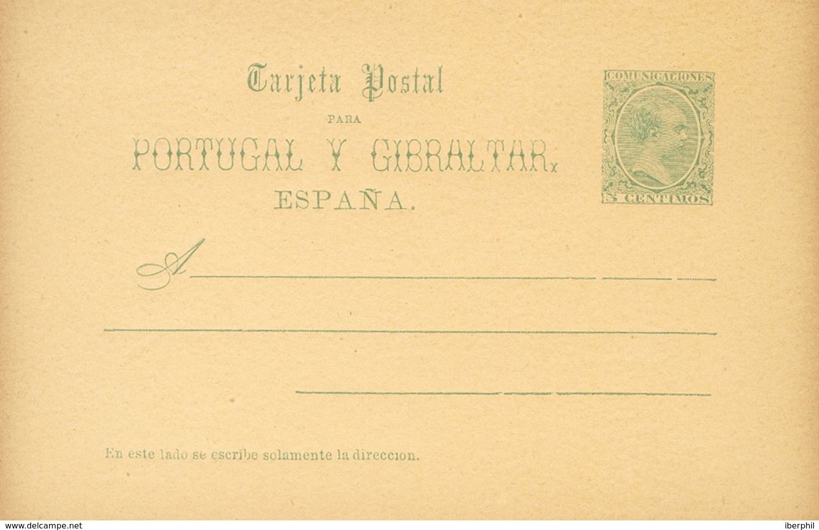 (*)EP25, EP26. 1890. 5 Cts Verde Sobre Tarjeta Entero Postal Y 5 Cts+5 Cts Verde Sobre Tarjeta Entero Postal, De Ida Y V - Autres & Non Classés