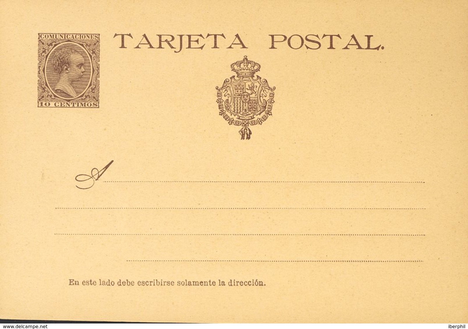(*)EP27, EP28. 1890. 10 Cts Castaño Sobre Tarjeta Entero Postal Y 15 Cts+15 Cts Azul Sobre Tarjeta Entero Postal, De Ida - Autres & Non Classés