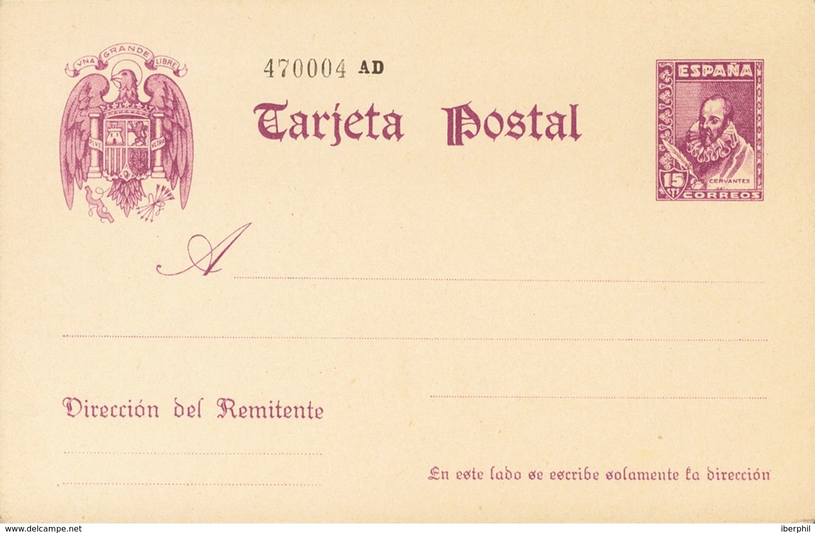 (*)EP82. 1938. 15 Cts Violeta Sobre Tarjeta Entero Postal. MAGNIFICA. Edifil 2019: 89 Euros - Sonstige & Ohne Zuordnung