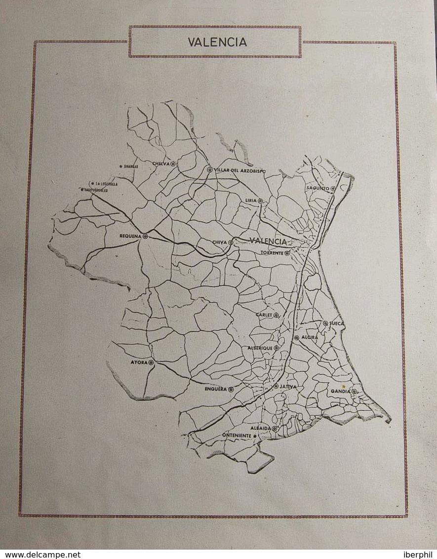 */º. (1936ca). Espectacular Colección De Sellos Locales Benéficos De La Provincia De Valencia, Montado En Hojas De Expos - Otros & Sin Clasificación