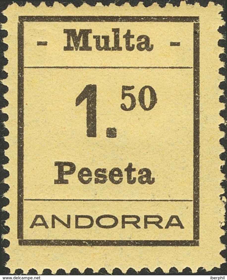 *. (1940ca). Serie Completa (5 Cts, 10 Cts, 15 Cts, 25 Cts, 30 Cts, 50 Cts, 1 Pts Y 1'50 Pts). MULTA. MAGNIFICA. - Sonstige & Ohne Zuordnung