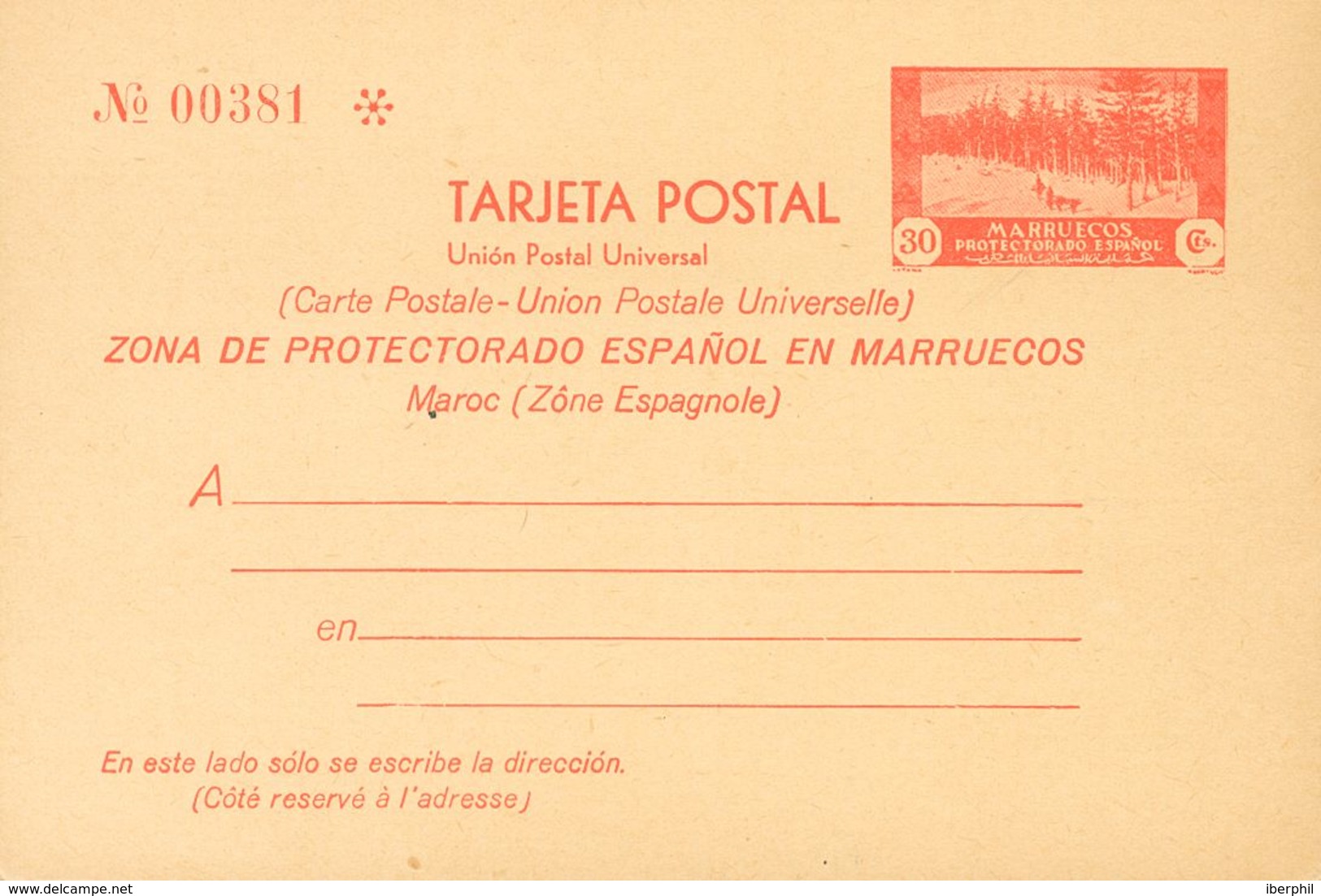 (*)EP24, EP25. 1935. 30 Cts Rojo Sobre Tarjeta Entero Postal Y 30 Cts+30 Cts Rojo Sobre Tarjeta Entero Postal, De Ida Y  - Autres & Non Classés