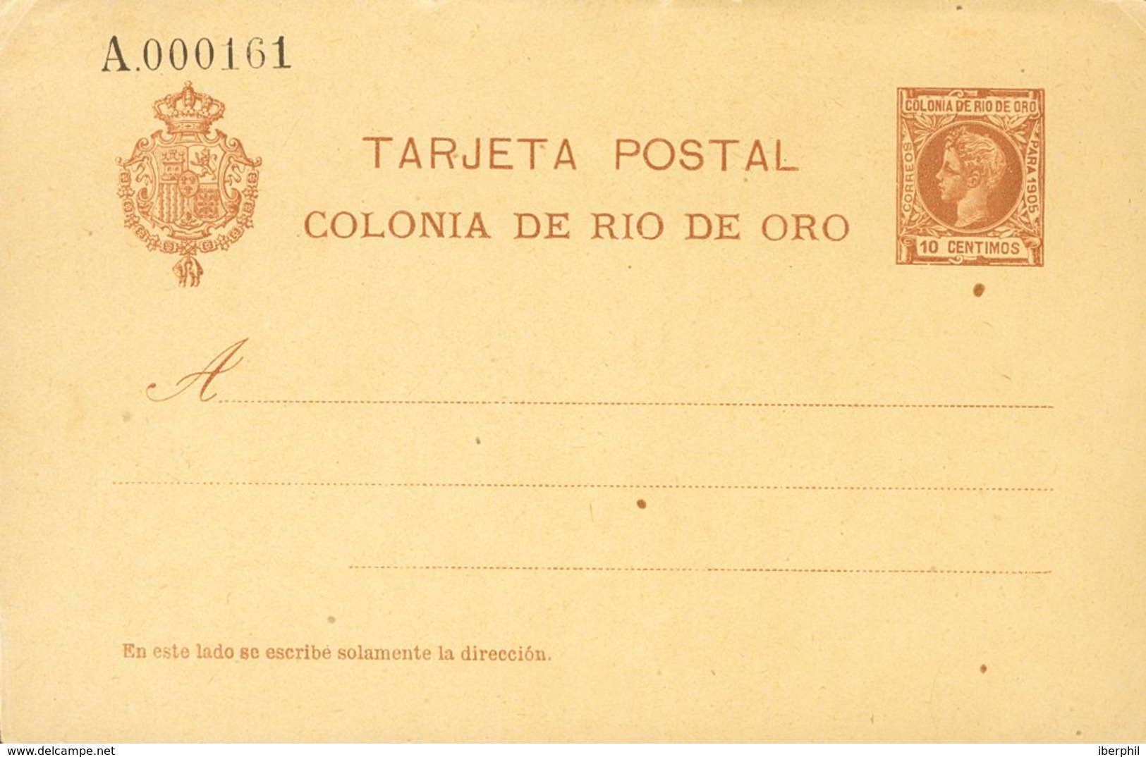 (*)EP1/2. 1905. 10 Cts Castaño Claro Sobre Tarjeta Entero Postal Y 10 Cts+10 Cts Castaño Claro Sobre Tarjeta Entero Post - Sonstige & Ohne Zuordnung