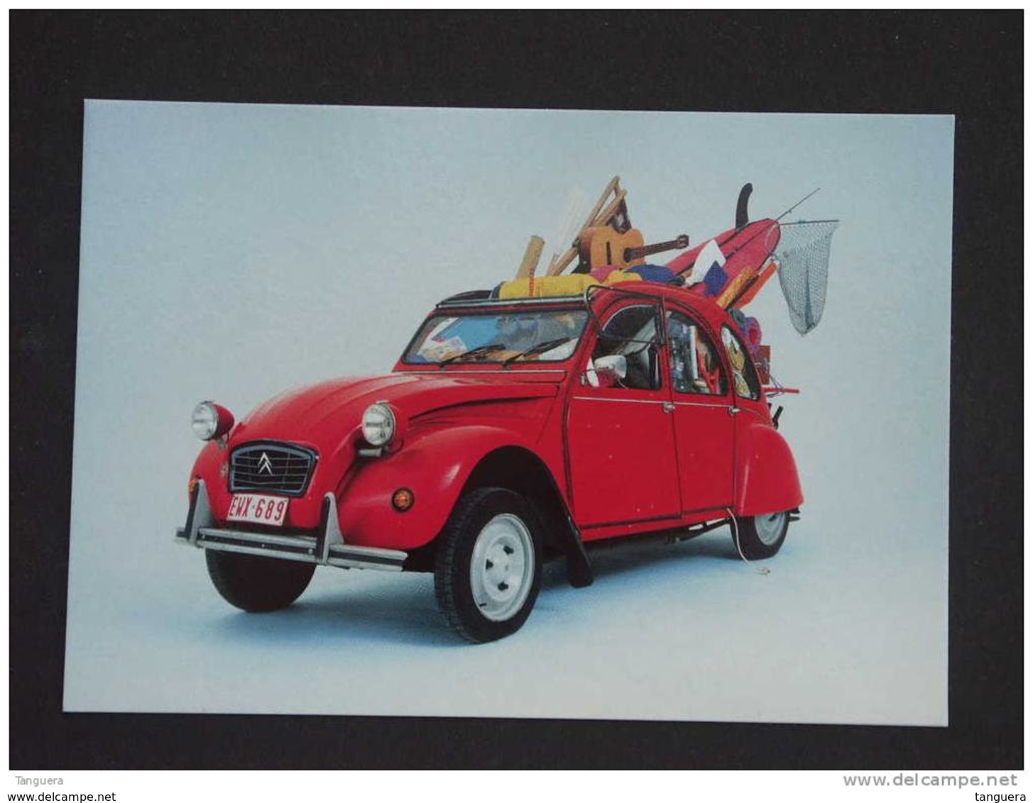 Carte Kaart Boomerang Belgique Citroën 2CV Auto Pay&Go - PKW