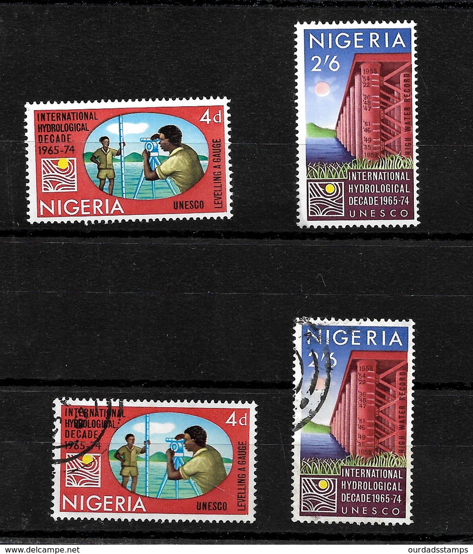 Nigeria 1967 Hydrological Decade Complete Set LMM And Used (6976) - Nigeria (1961-...)