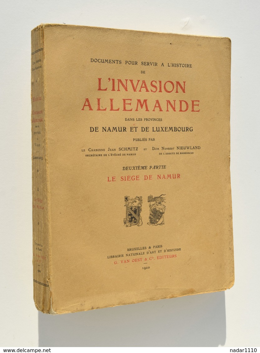 14-18 / L'Invasion Allemande Dans Les Provinces De Namur Et Luxembourg, 1920 / Andenne, Floreffe, Temploux, Lustin, Etc. - 1914-18